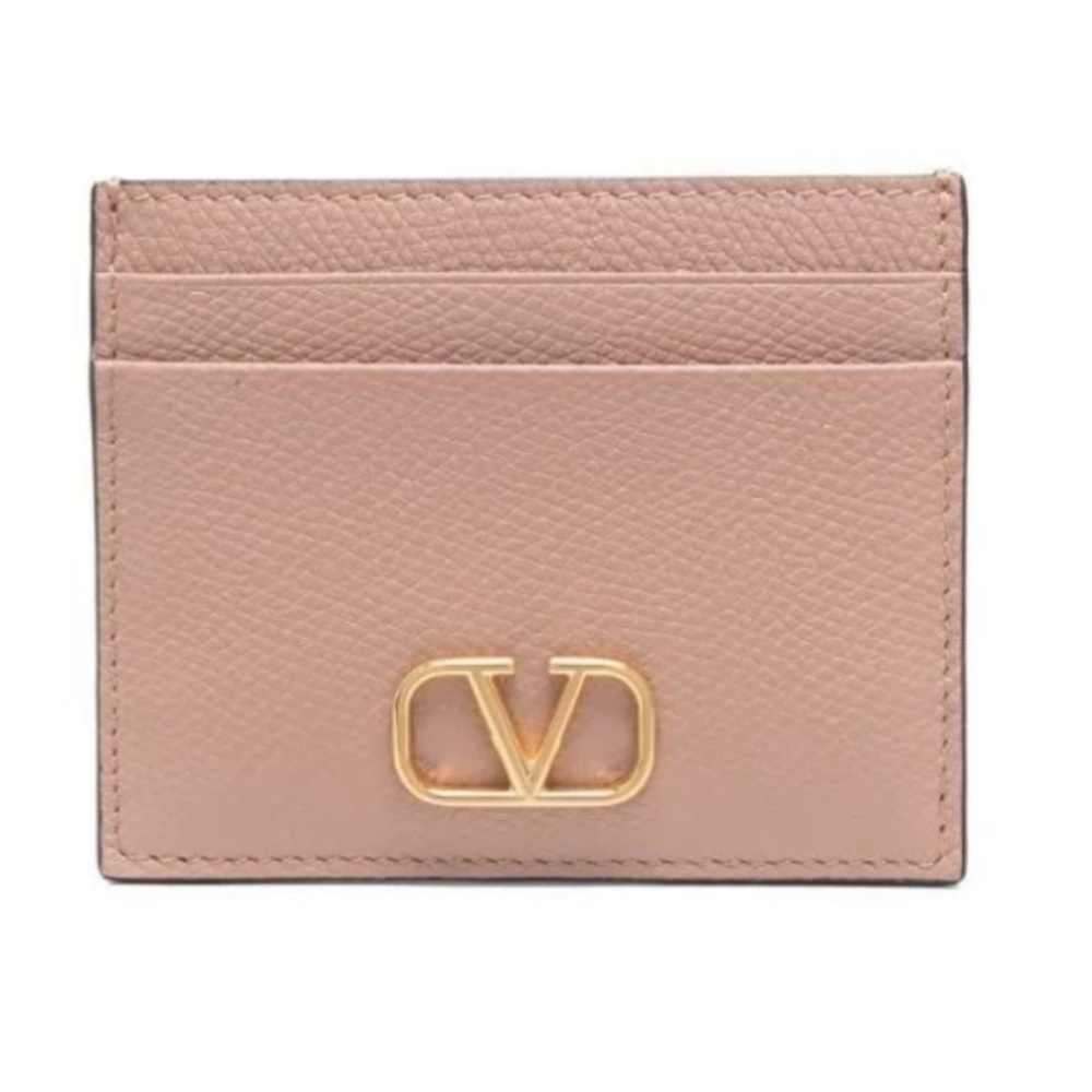 NWT Valentino Garavani VLogo Leather Signature cardholder card case holder